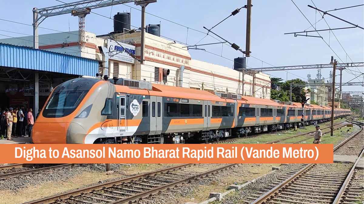 Digha to Asansol Namo Bharat Rapid Rail (Vande Metro)